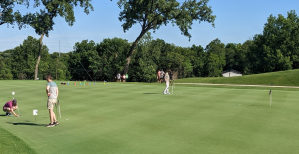 Our 15,000 square foot practice putting green.